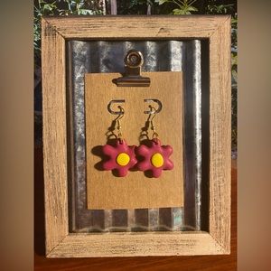 Flower Drop Dangle Earrings, SALE if bundled